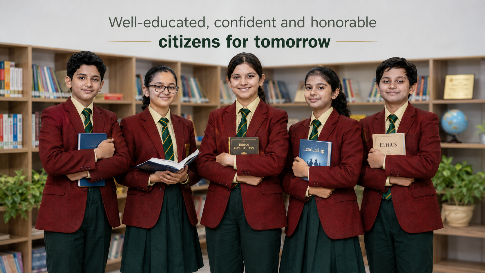 Well-educated, confident and honorable citizens for tomorrow